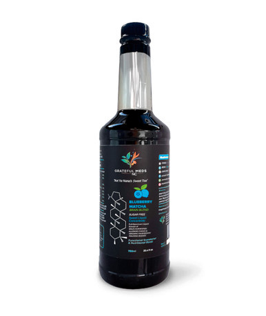 Grateful Meds | "Not Ya Nana's Sweet Tea" | Liquid Concentrate | Brainberry Matcha | 750ml
