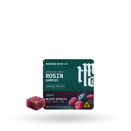 Modern Herb Co. | Gummies | Delta 9 | Live Rosin | Indica | 3 Count