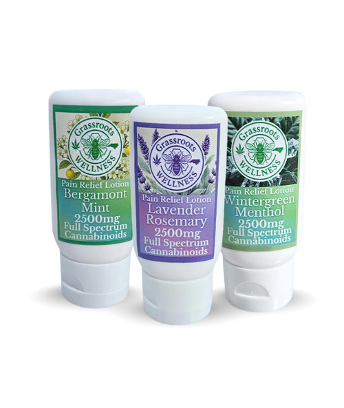 Grassroots Wellness Pain Relief Lotion 2500mg - 2oz