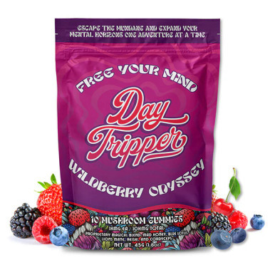Day Tripper | Mushroom Gummies | 10 Count - Crowntown Dispensary