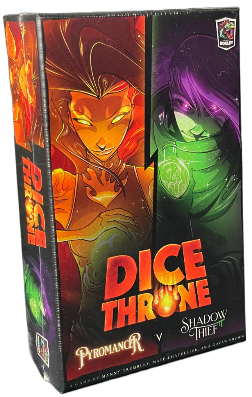 Dice Throne S1 Pyromancer vs Shadow Thief