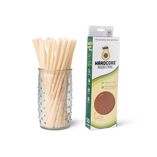 Hardcore Avocado Straws - 250pc Pack