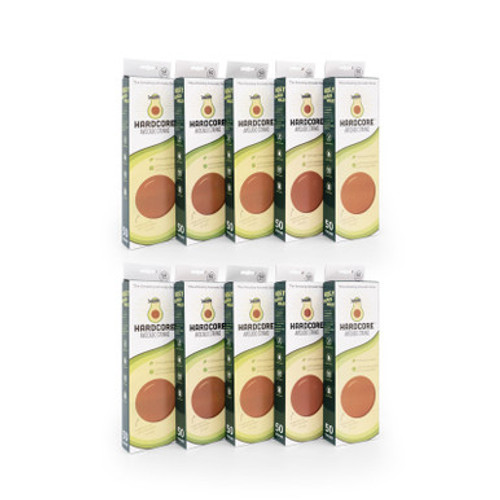Hardcore Avocado Straws - 500pc Pack