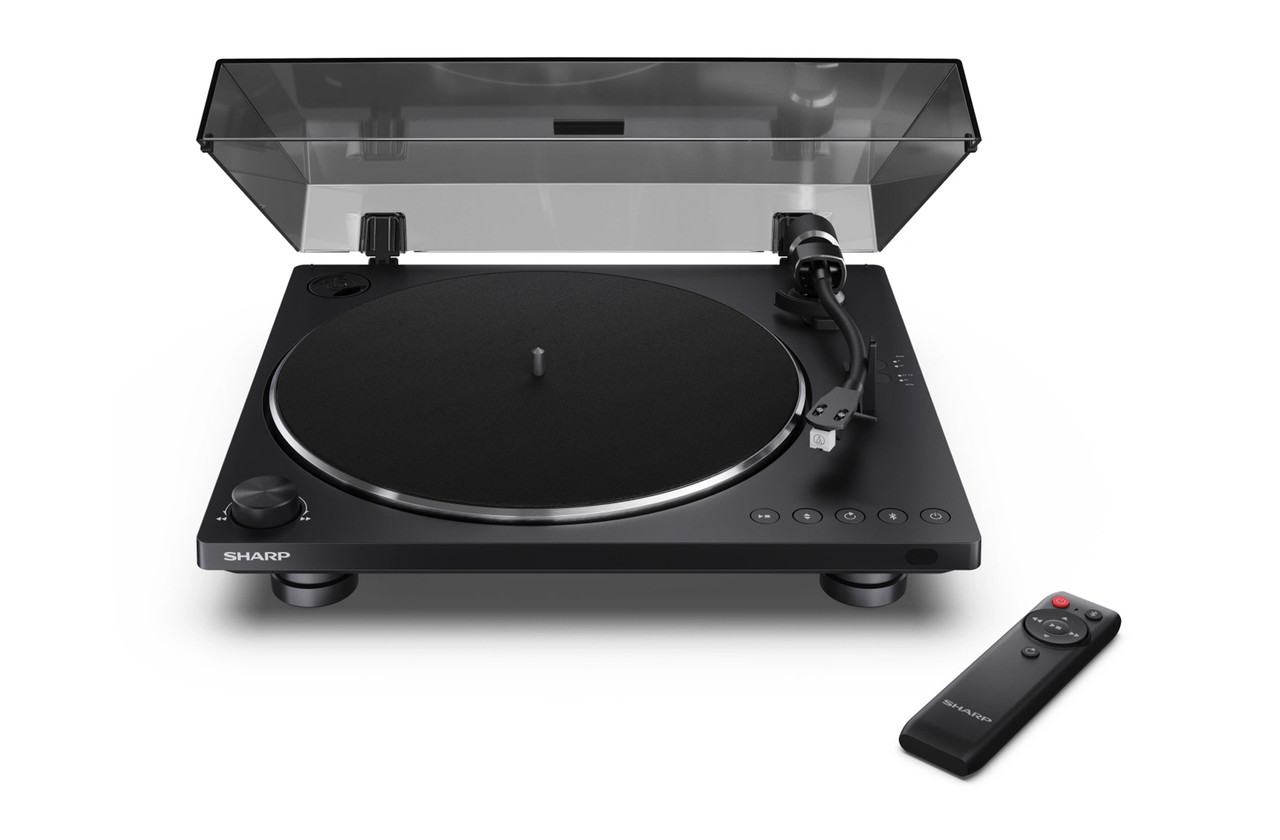 Sharp RPTT100 (Black) | Bluetooth Turntable | Richer Sounds