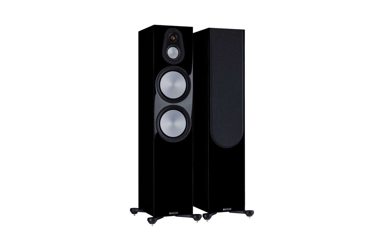 Monitor Audio Silver 500 (7G) (Gloss Black) | Speakers Per Pair