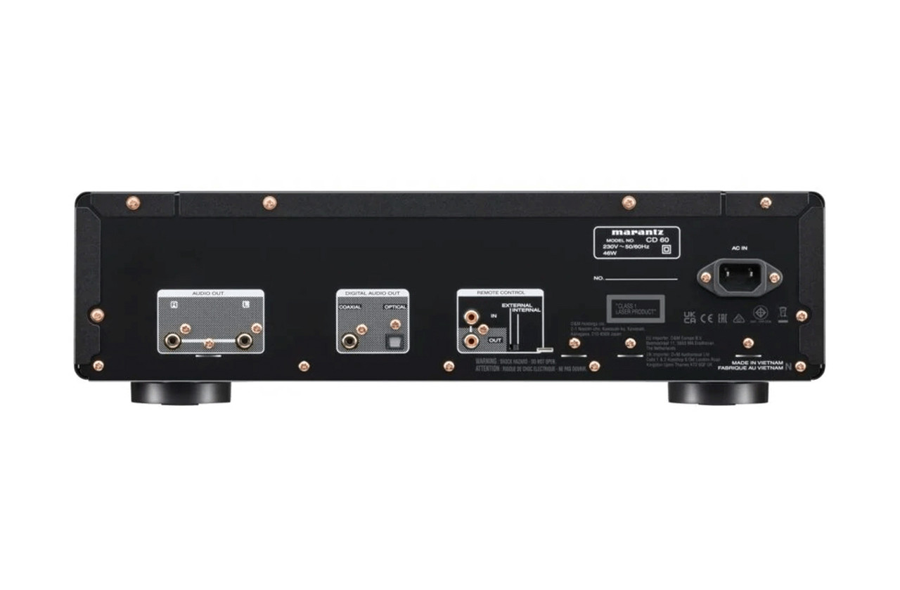 Marantz CD60 (Silver/Gold) | CD Player | Richer Sounds Marantz CD60 (Silver/Gold) | CD Player | Richer Sounds