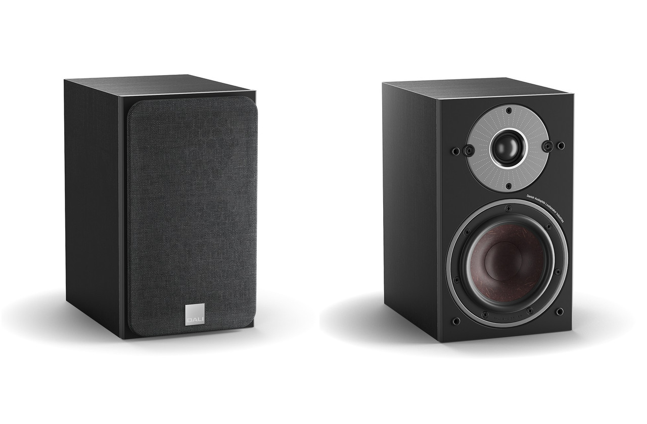 DALI Oberon 1C (Black Ash) | Bluetooth Active Speakers - Per Pair