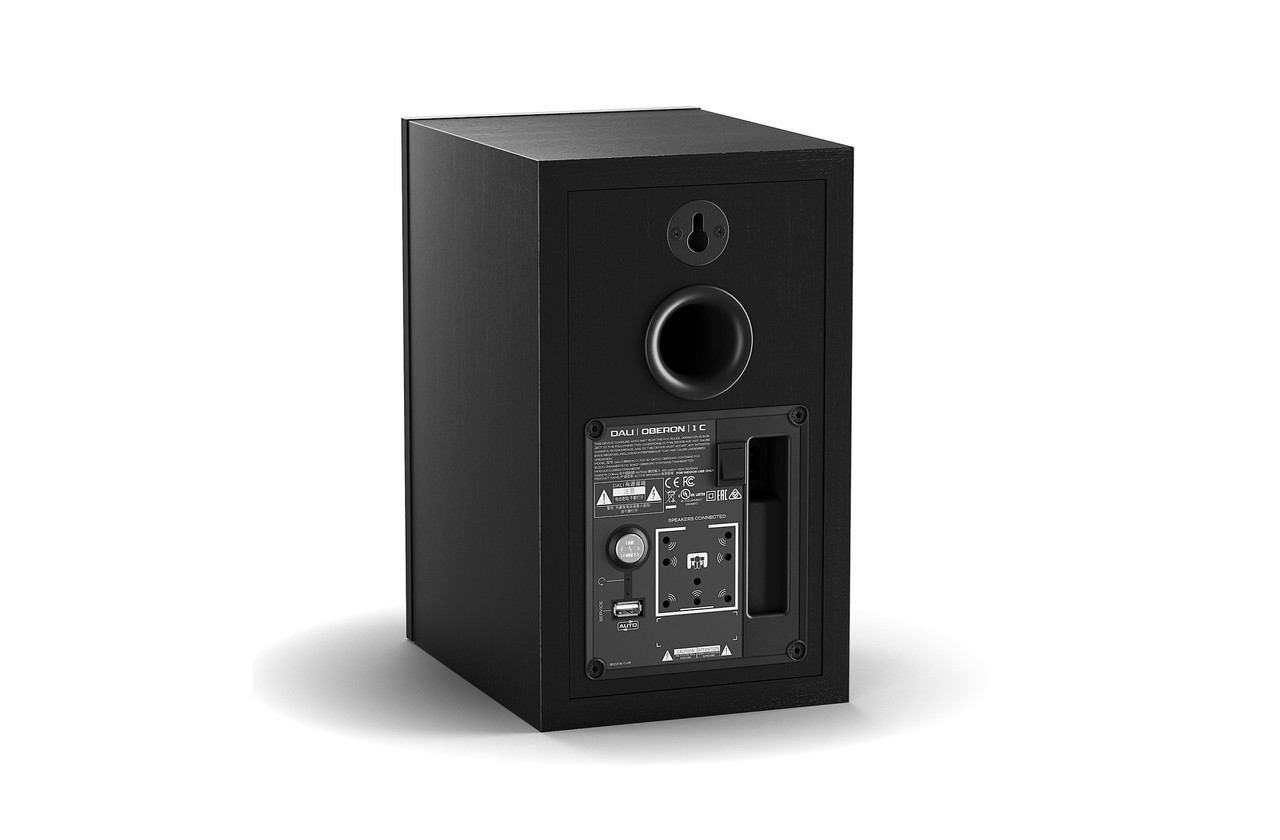 DALI Oberon 1C (Black Ash) | Bluetooth Active Speakers - Per Pair