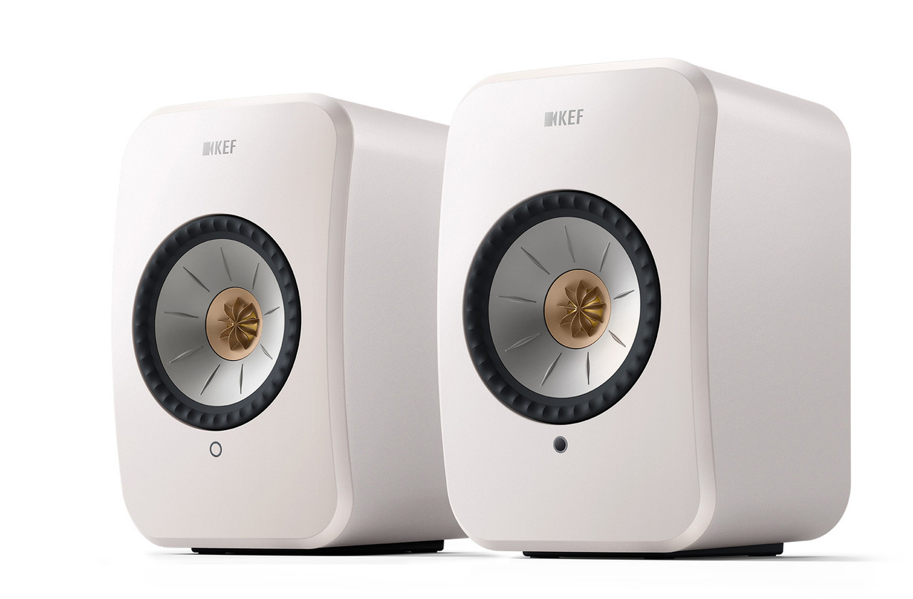 KEF LSX II (Mineral White) | Wireless System Speaker Pair | Richer