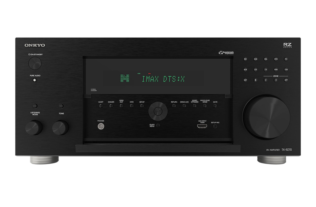 Onkyo TX-RZ70 (Black) | 11.2-Channel Dolby Atmos DTS:X AV Receiver