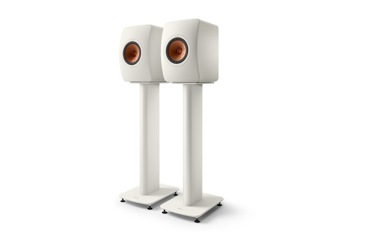 KEF S2 Floor Stands (Mineral White) | Speaker Stands Per Pair
