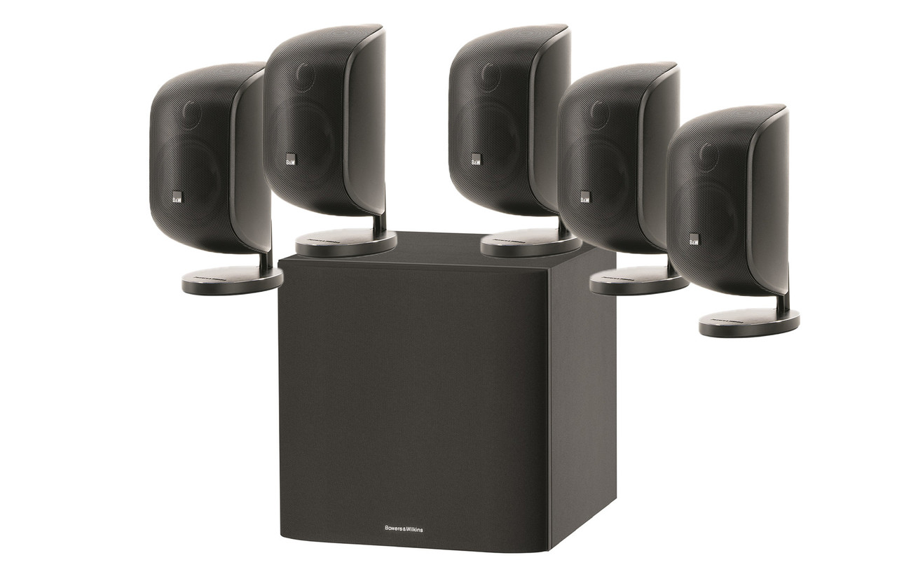 Bowers & Wilkins MT-50 with ASW608 (Black) | 5.1 speaker package