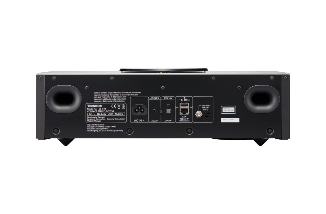 Technics SC-C70MK2 (Silver) Wireless Music System Richer Sounds1