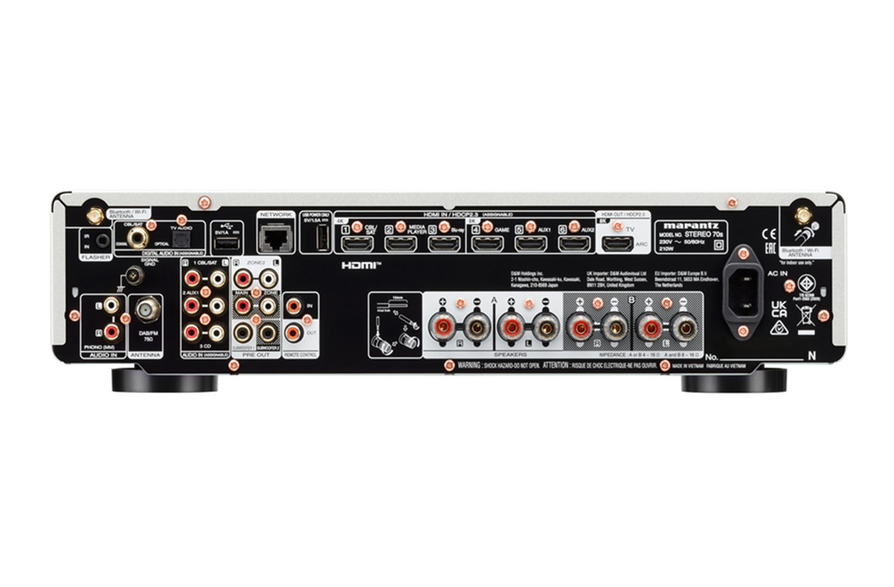 Marantz Stereo 70s (Silver/Gold) | Network Stereo Receiver