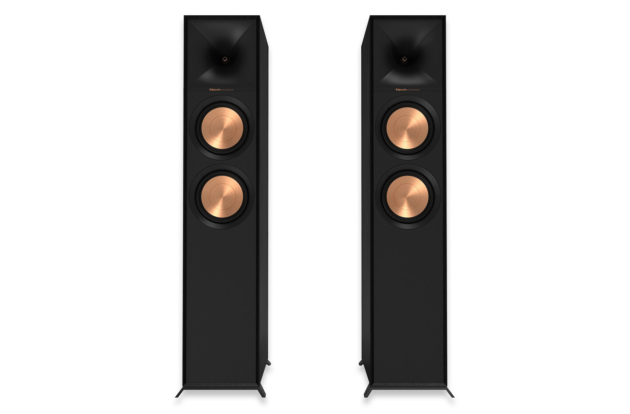 Klipsch R-605FA (Black) Floorstanding Speakers Per Pair Richer