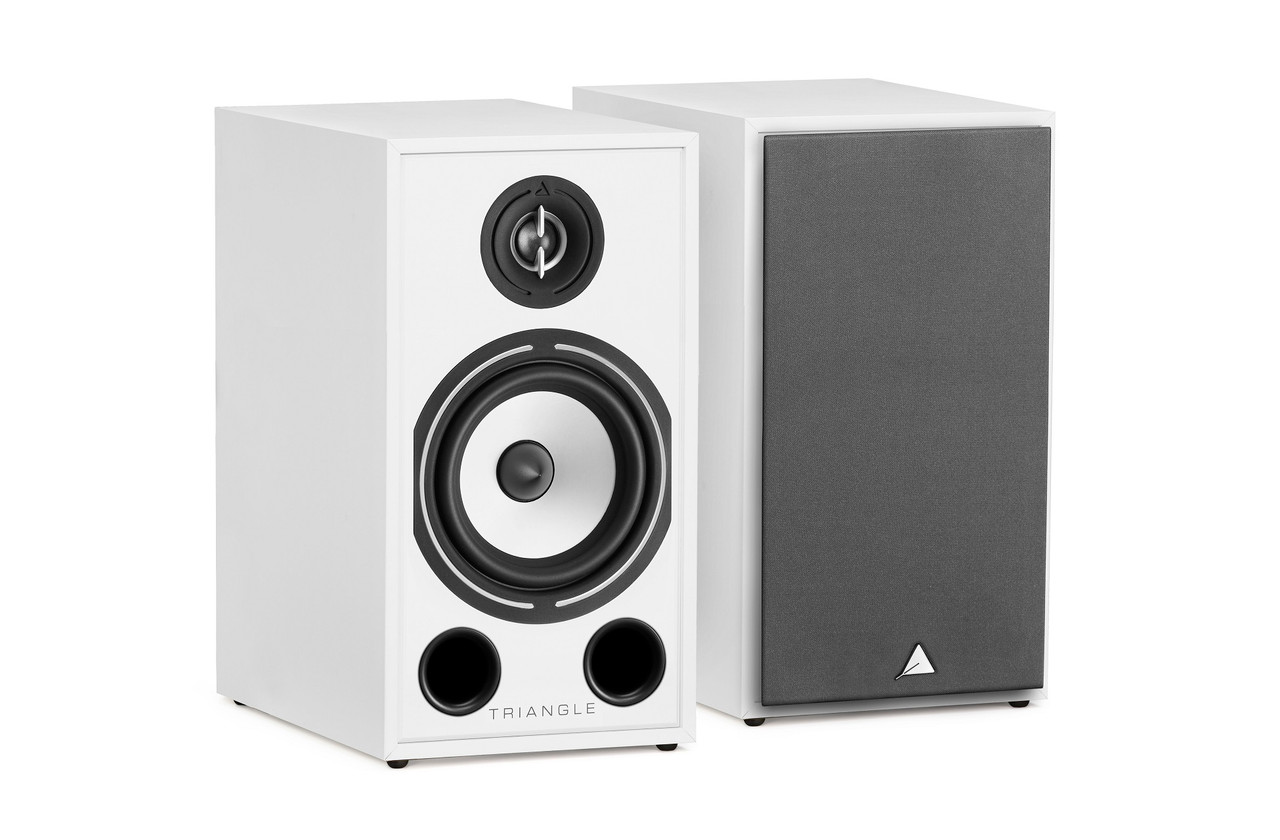 Triangle Borea BR03 (White) Bookshelf Speakers Per Pair Richer