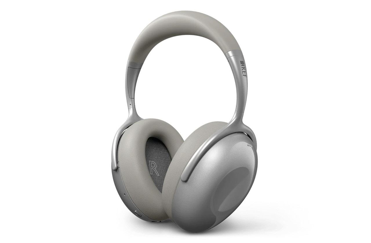 新品未使用品 KEF Mu7 ワイヤレスヘッドフォン Silver Grey KEF Mu7 (Silver Grey) | Noise Cancelling Over-Ear Wireless