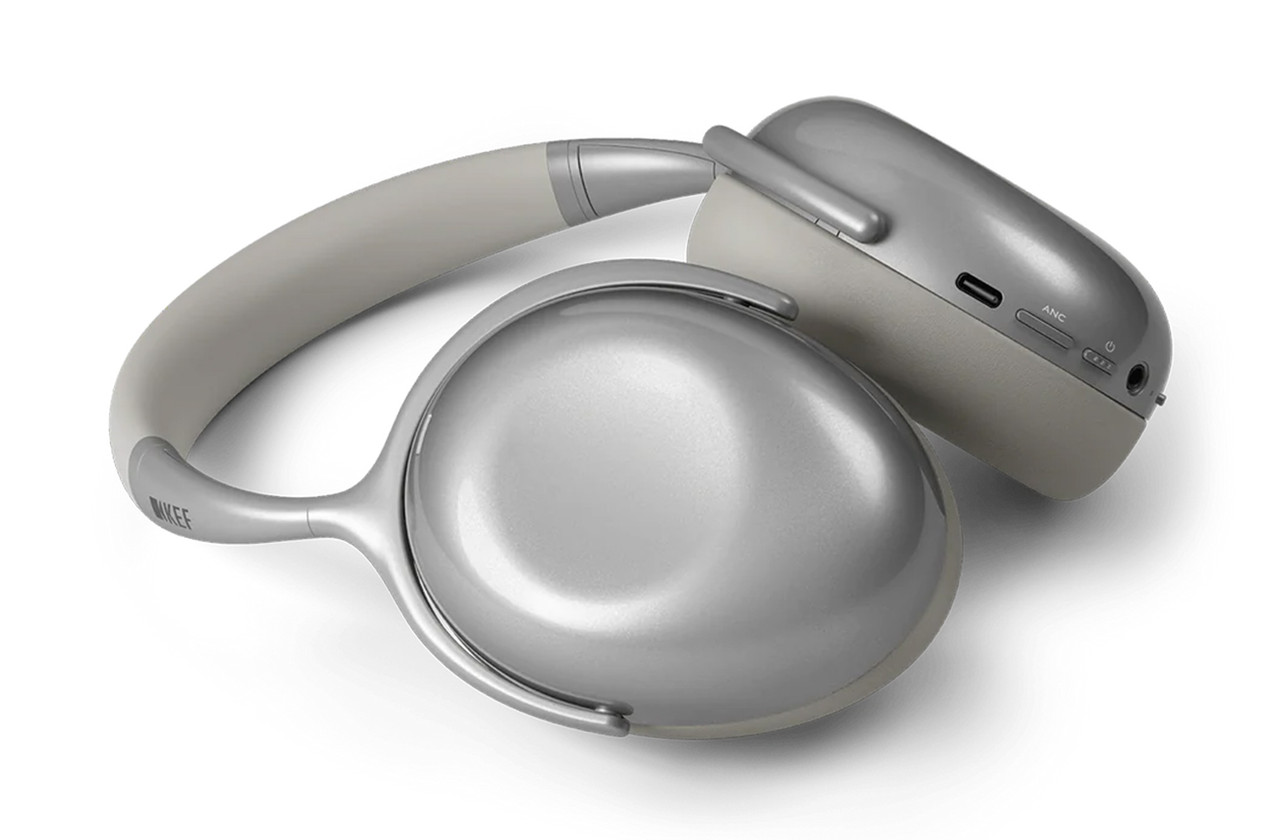 KEF Mu7 (Silver Grey) | Noise Cancelling Over-Ear Wireless