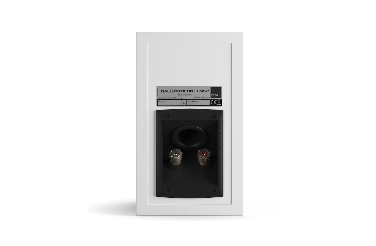DALI OPTICON 1 Mk2 (Satin White) | Bookshelf Speakers Per Pair