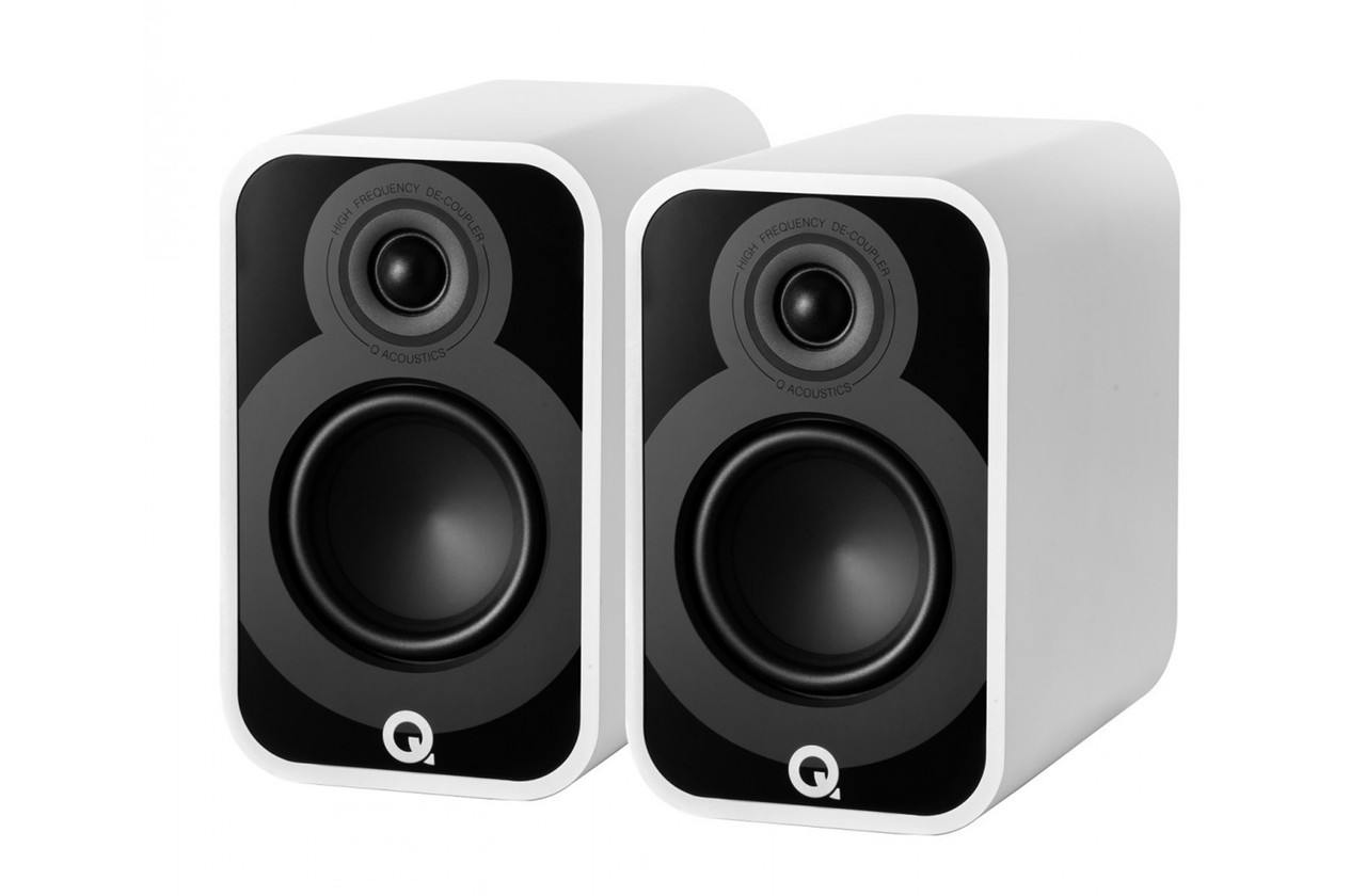 Q Acoustics Q5020 (Satin White) | Bookshelf Speakers Per Pair