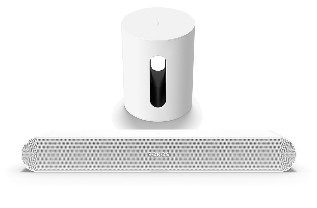 Sonos Beam Sonos One Turntable Sonos Ray Sub Mini (White) All