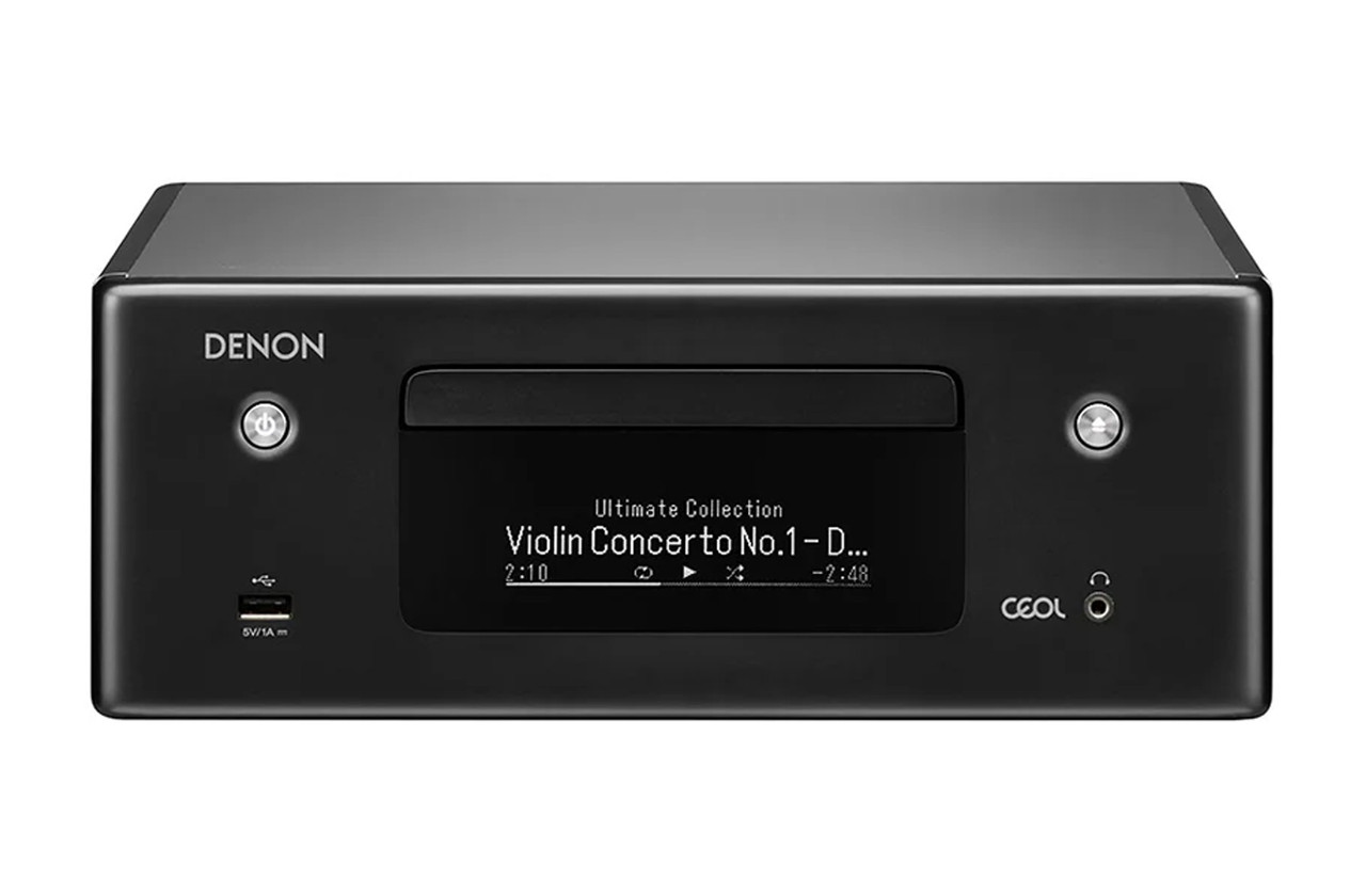 Denon RCD-N10 (Black) | Streaming Mini System EXC Speakers