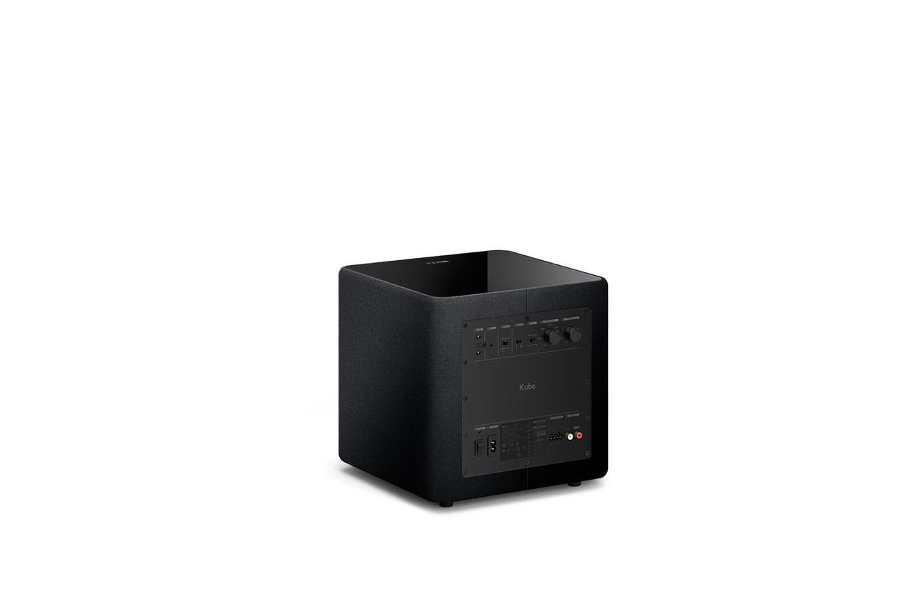 KEF LSX II LT (Graphite Grey) with KEF Kube 8 MIE (Black