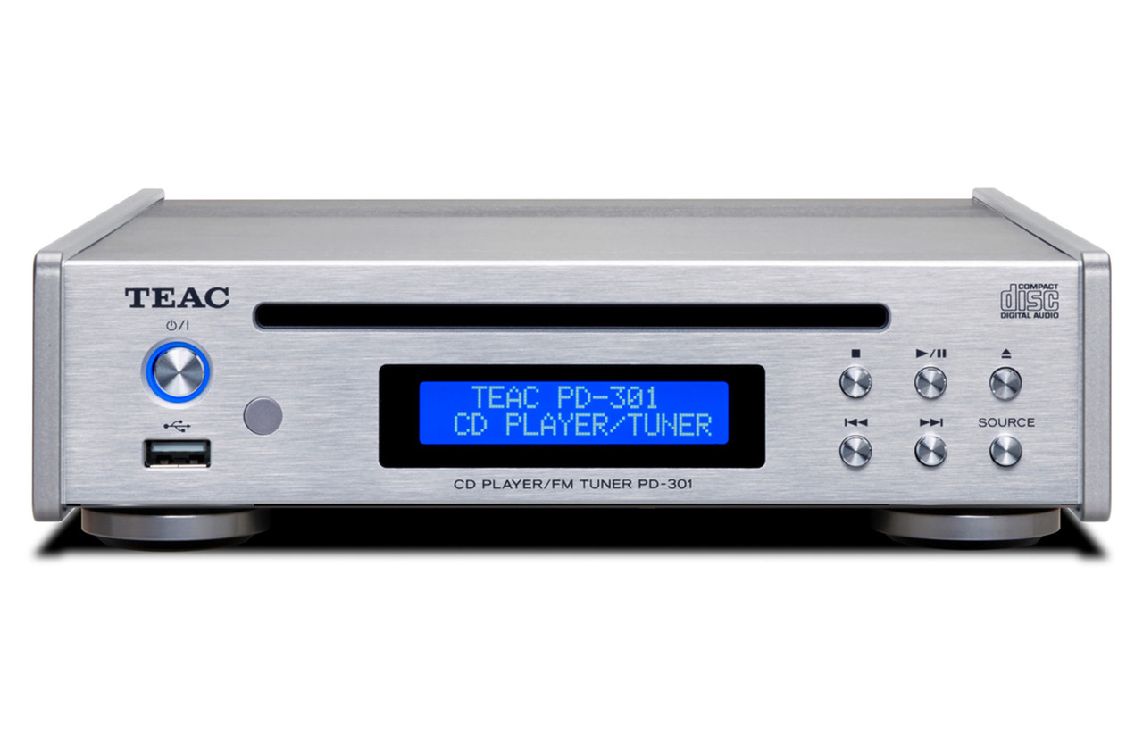 Teac PD-301DAB-X-S (Silver) | CD-Player/DAB+/FM Tuner | Richer Sounds