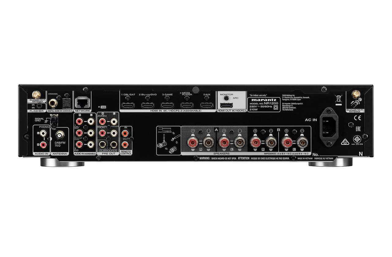 アンプ Marantz NR1200 Network Audio Receiver Amazon.com: MARANTZ NR1200 2 x 75 Watts A/V Stereo Receiver