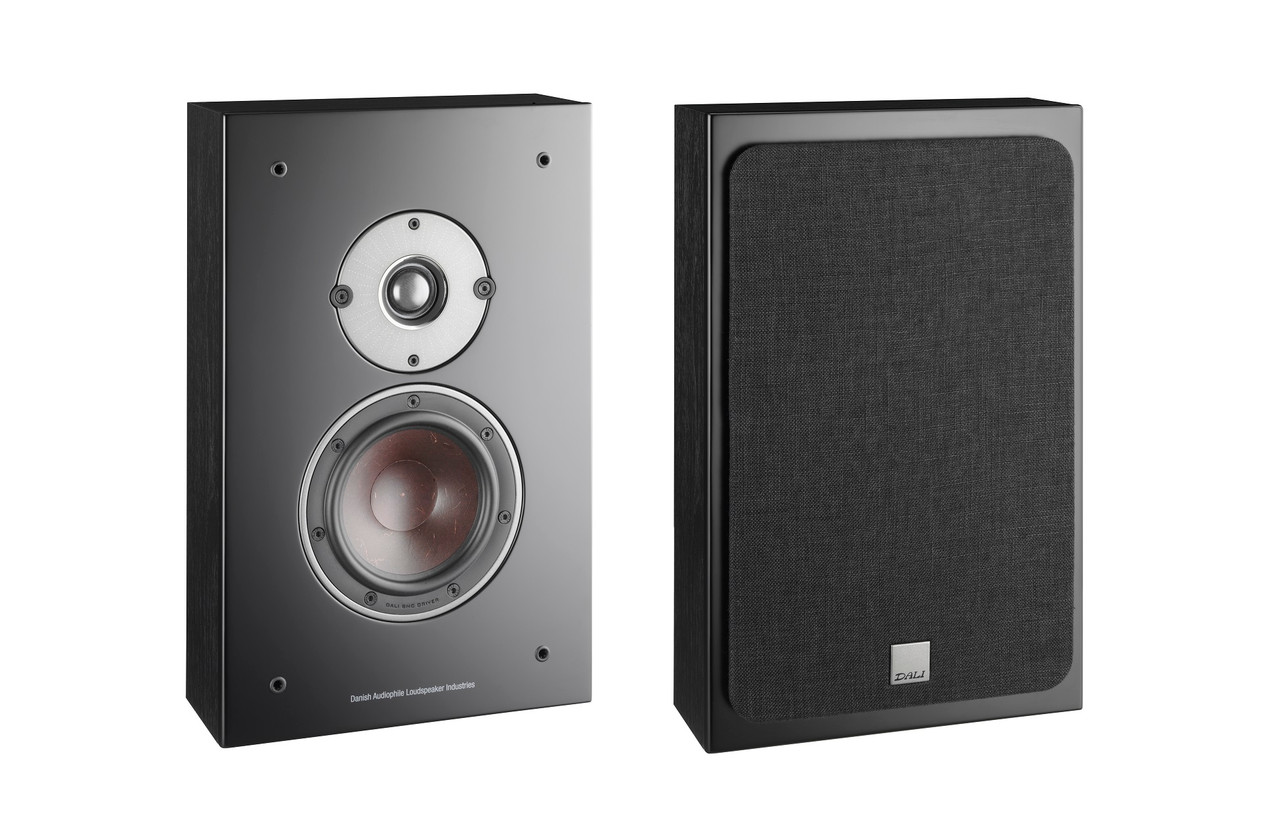 Dali Oberon On Wall Black Ash | On Wall Speakers Per Pair | Richer