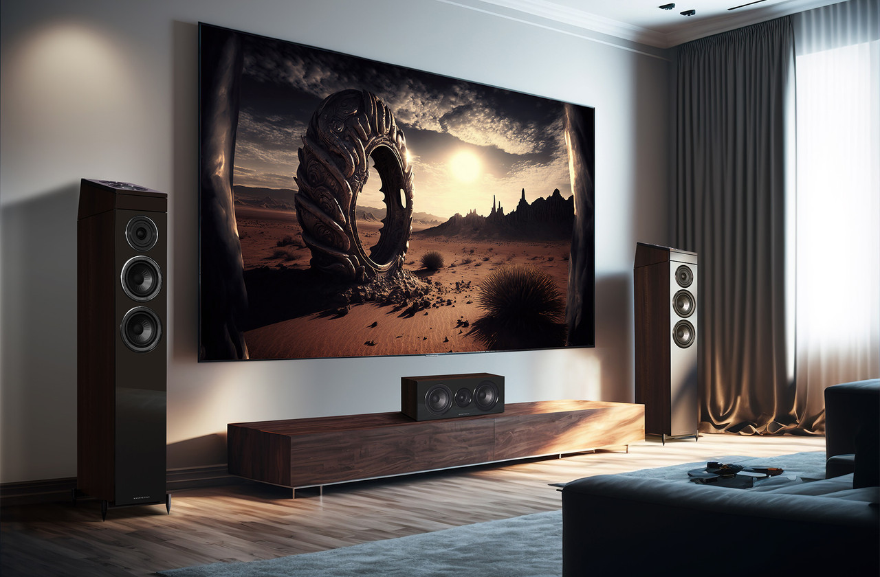 Wharfedale Diamond 12 3D (Black) | Atmos Effect Speakers Per Pair | Richer Sounds
