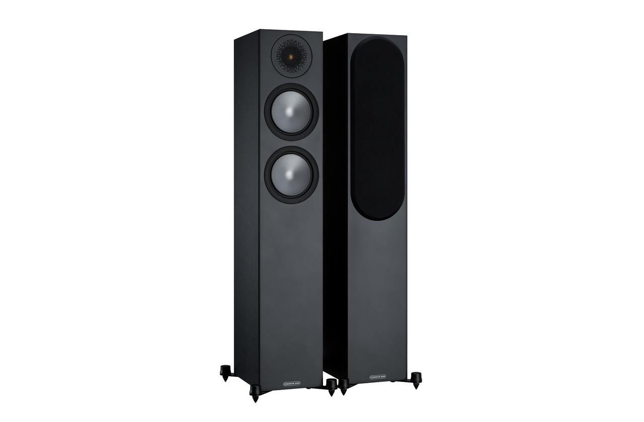 Monitor Audio Bronze 200 (Black) | Speakers Per Pair | Richer Sounds