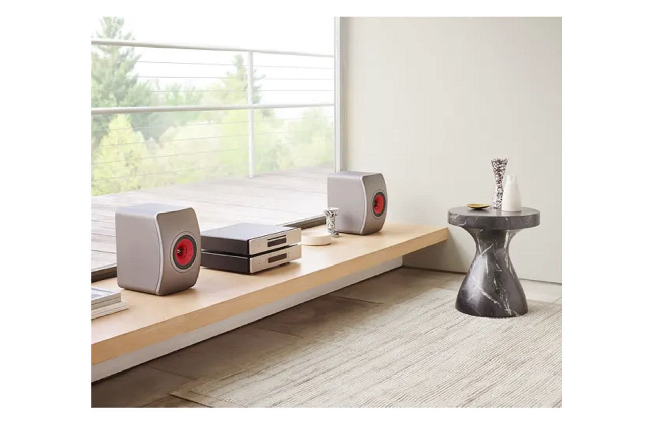 KEF LS50 Meta (Titanium Grey) Bookshelf Speakers Per Pair