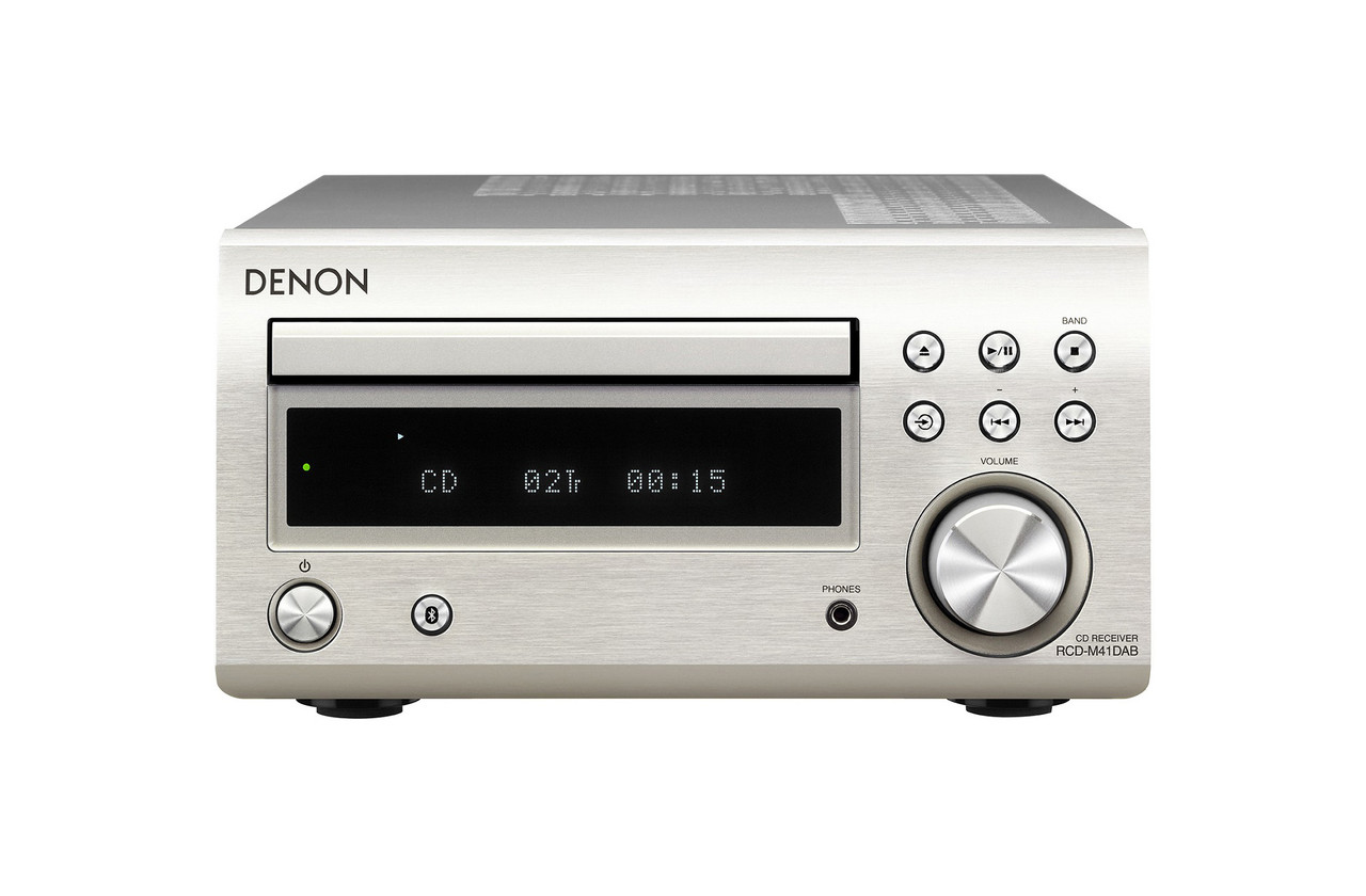 Denon RCD-M41DAB (Silver) | Mini System exc speakers | Richer Sounds