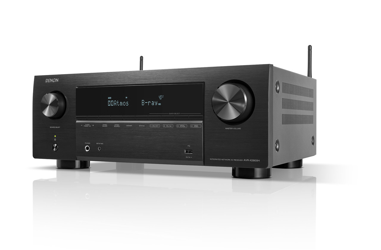 Denon AVR-X2800H (Black) with DALI OPTICON MK2 5.1 Speaker Package