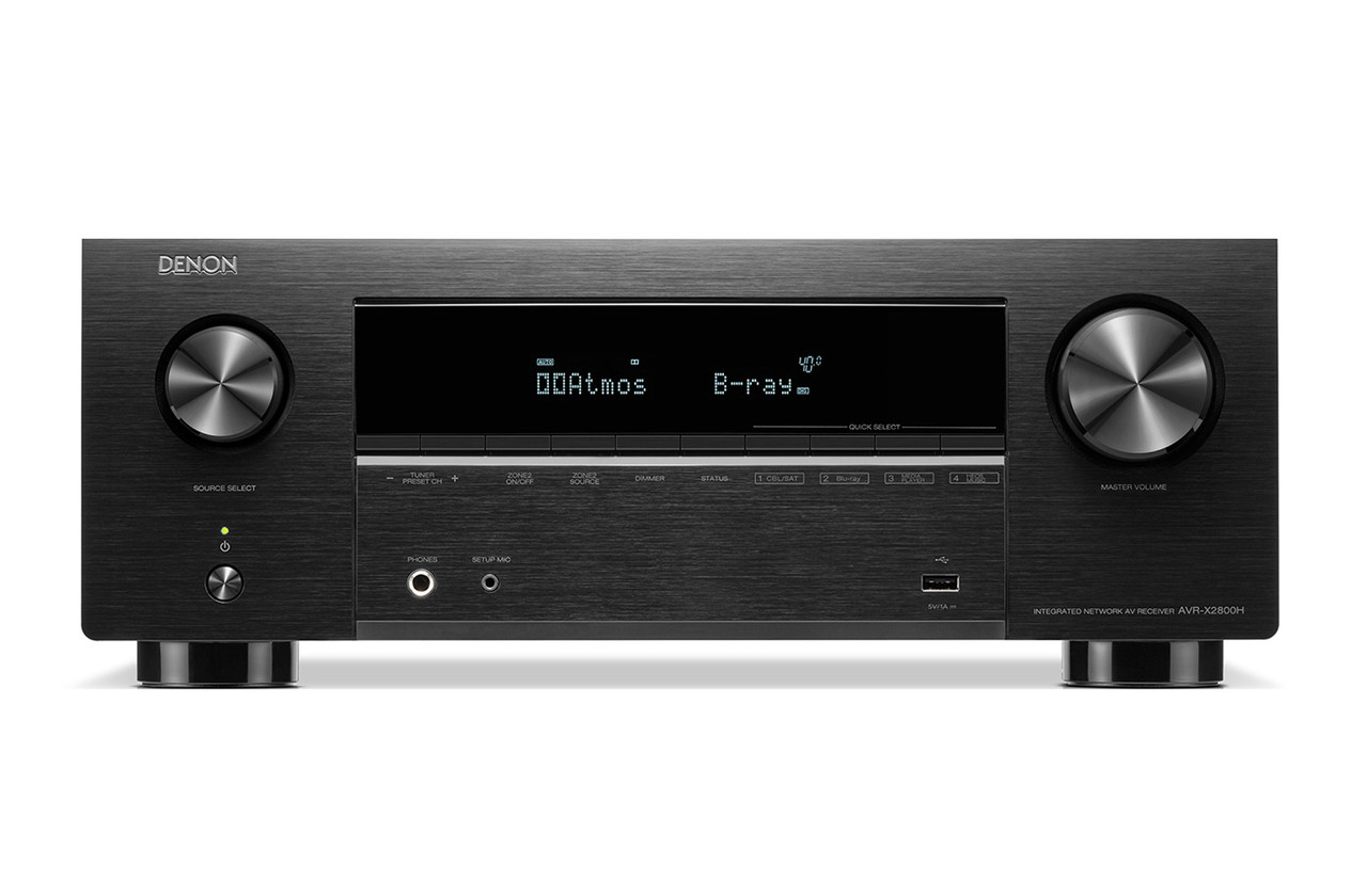 Denon AVR-X2800H (Black) with DALI OPTICON MK2 5.1 Speaker Package