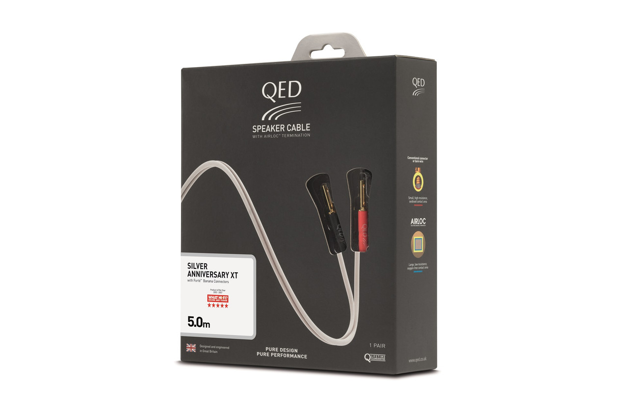 QED Silver Anniversary XT 5m Terminated Pair | Terminated 5m Pair