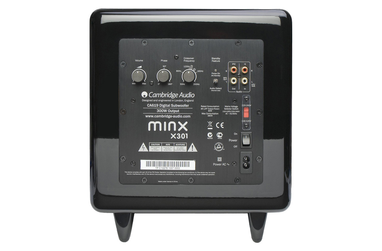 Cambridge Audio MINX X301 Subwoofer Richer Sounds