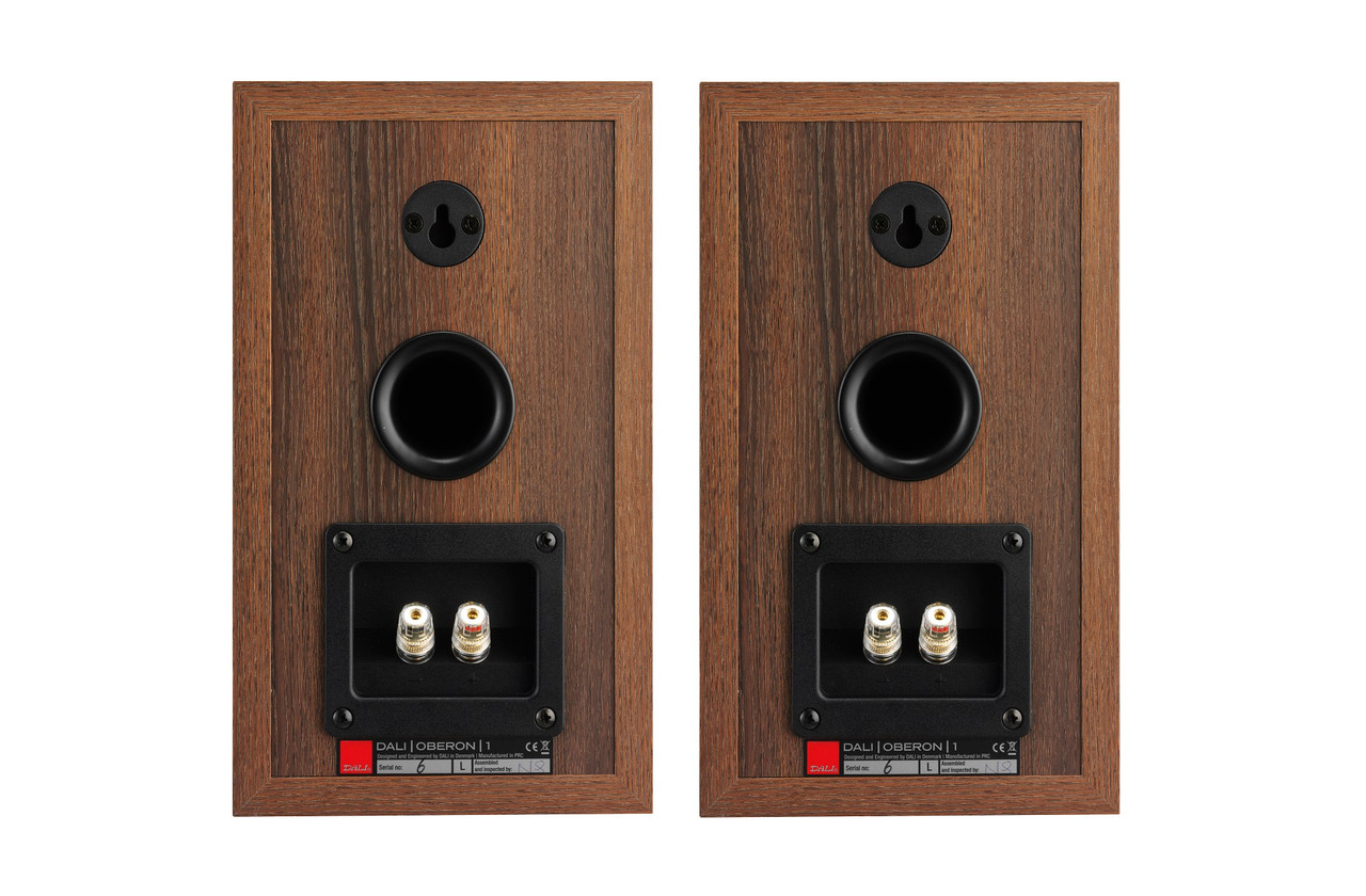 Dali Oberon 1 Dark Walnut | Bookshelf Speaker Per Pair | Richer Sounds