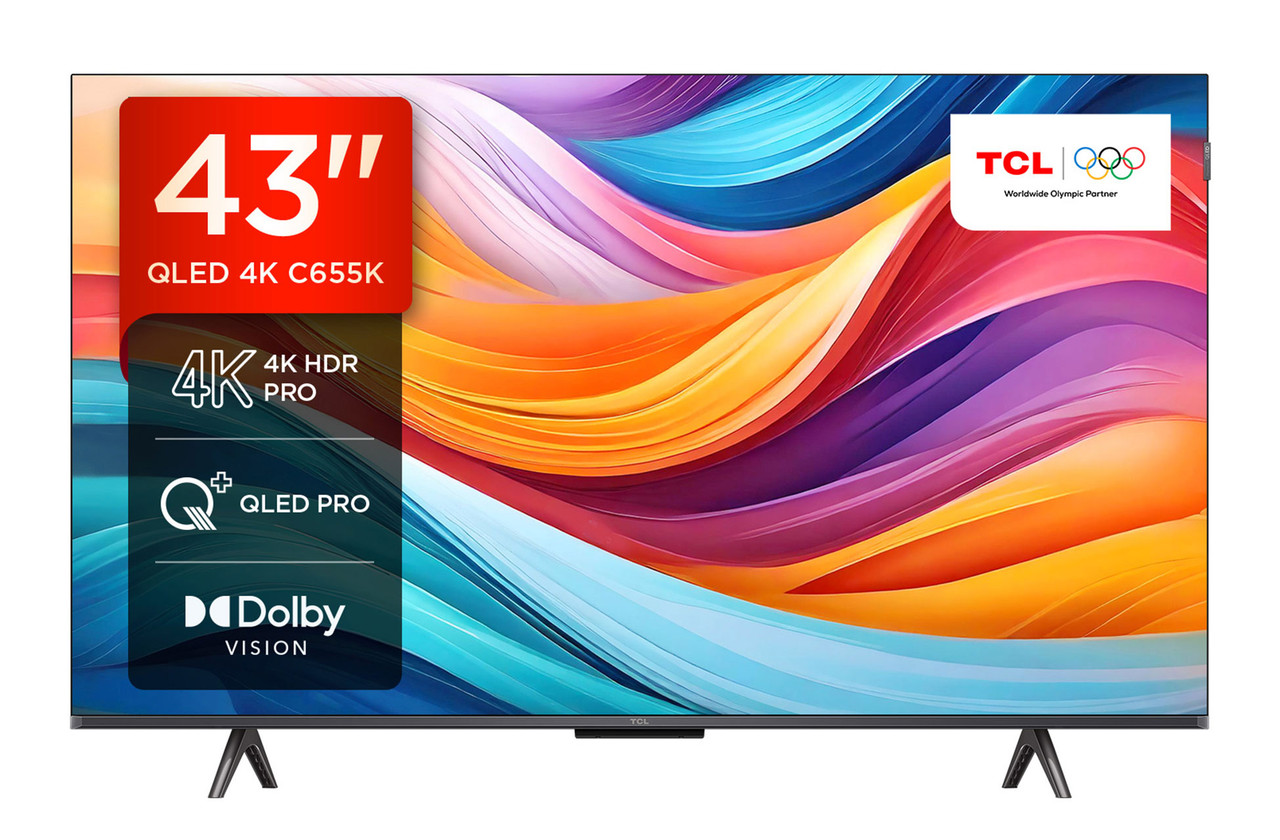 TCL 43C655K | 43 inch QLED 4K Ultra HD HDR Smart TV | Richer Sounds