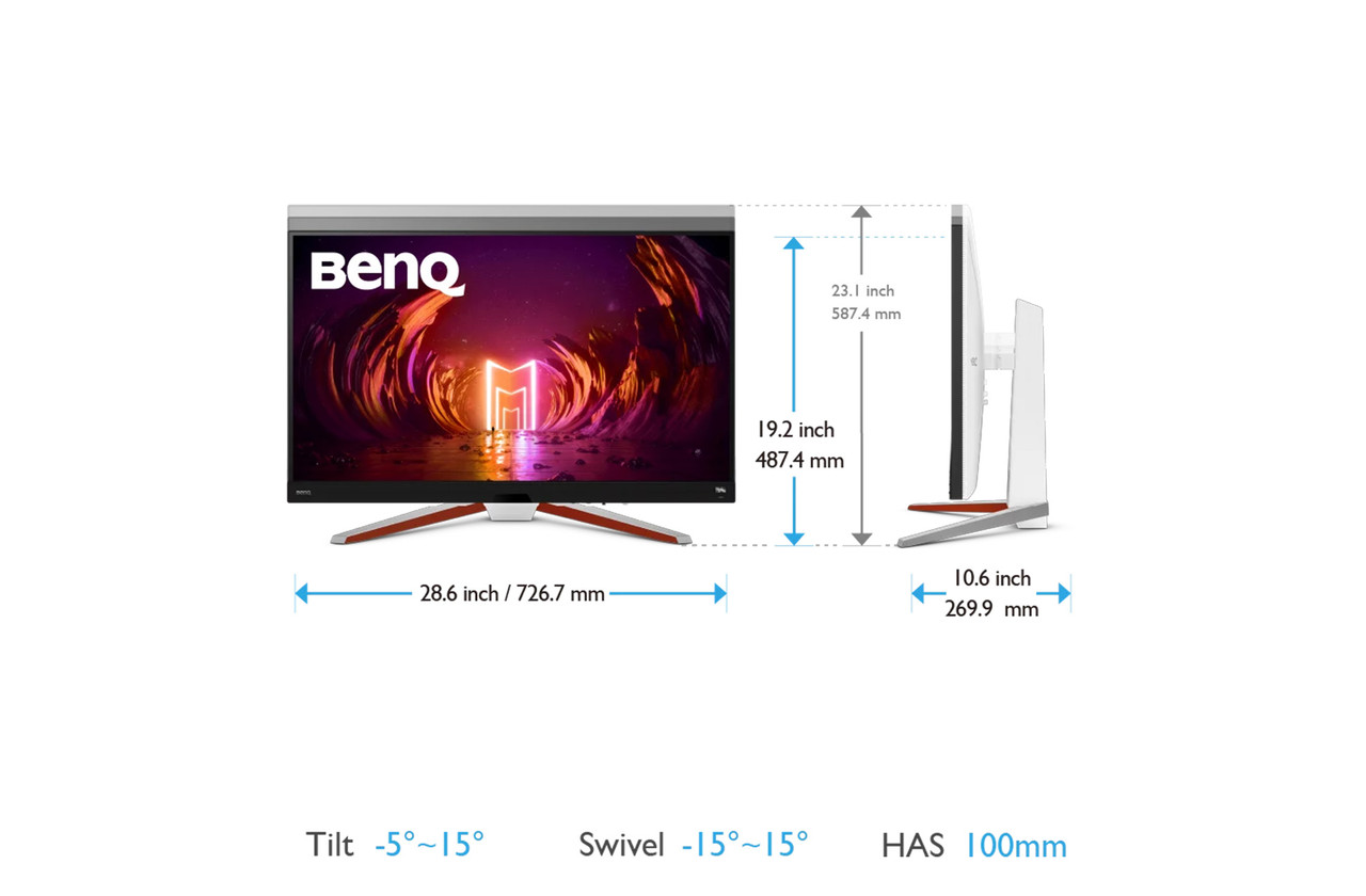 BenQ Mobiuz EX3210U | 32 inch 4K Ultra HD HDR Gaming Monitor