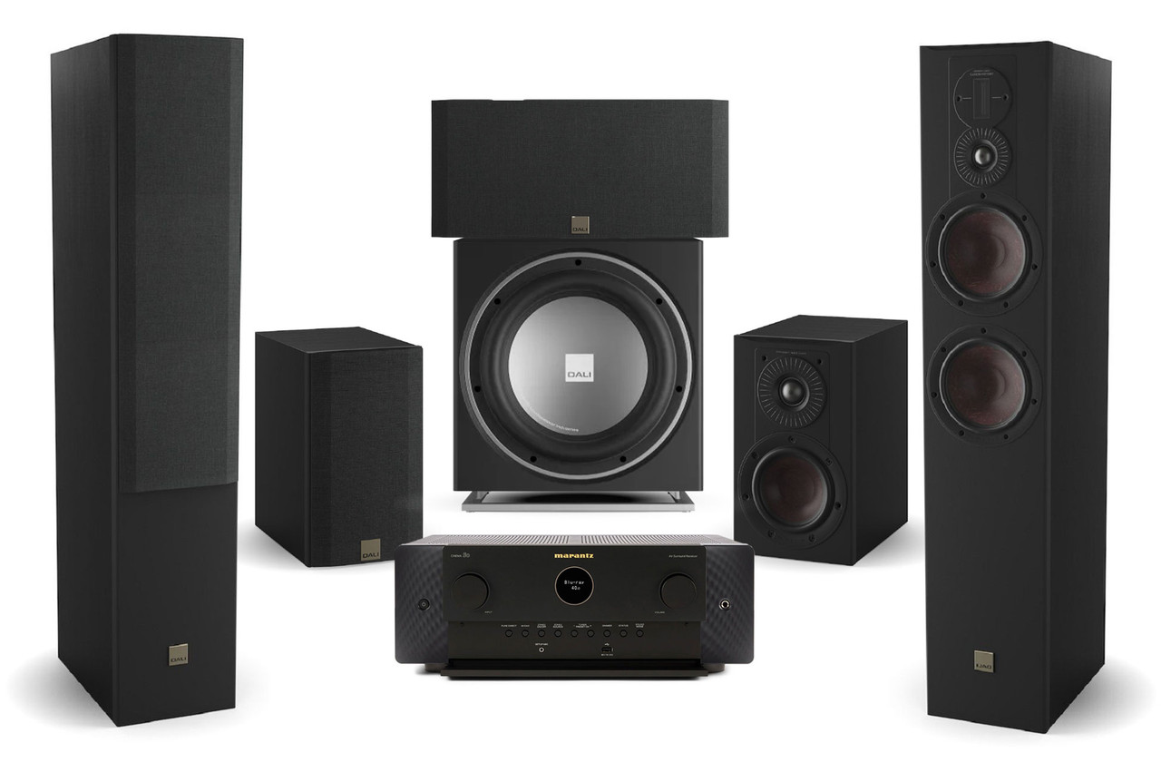 marantz と　DALI のセット Marantz Cinema 60 DAB AV Receiver with Dali Oberon 5 AV Speaker System