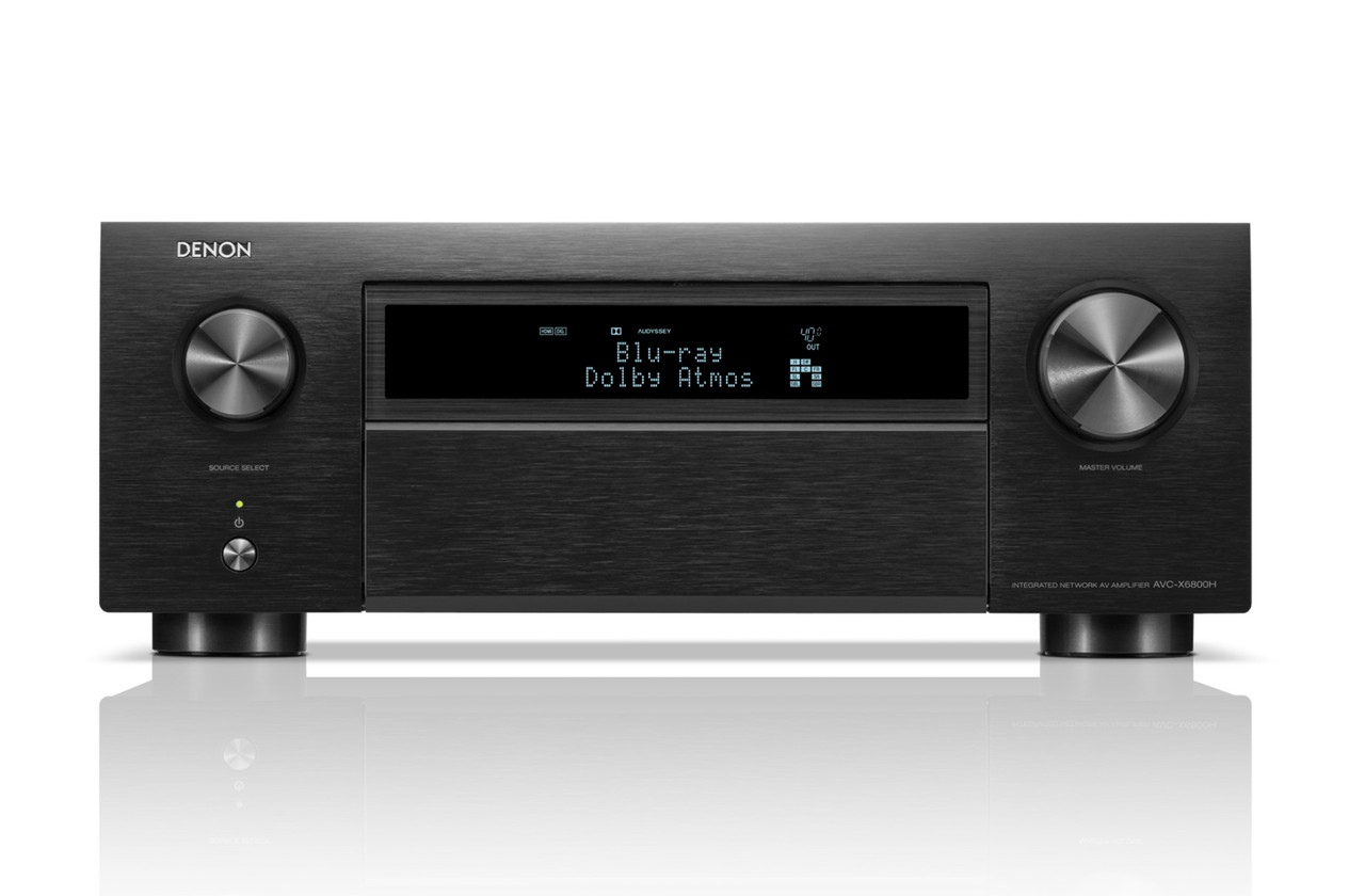 Denon AVC-X6800H (Black) | Dolby Atmos and DTS:X AV Amplifier