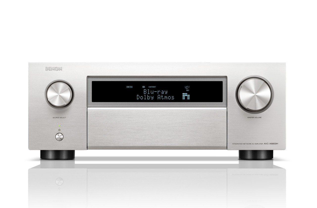 Denon AVC-X6800H (Silver) | Dolby Atmos and DTS:X AV Amplifier