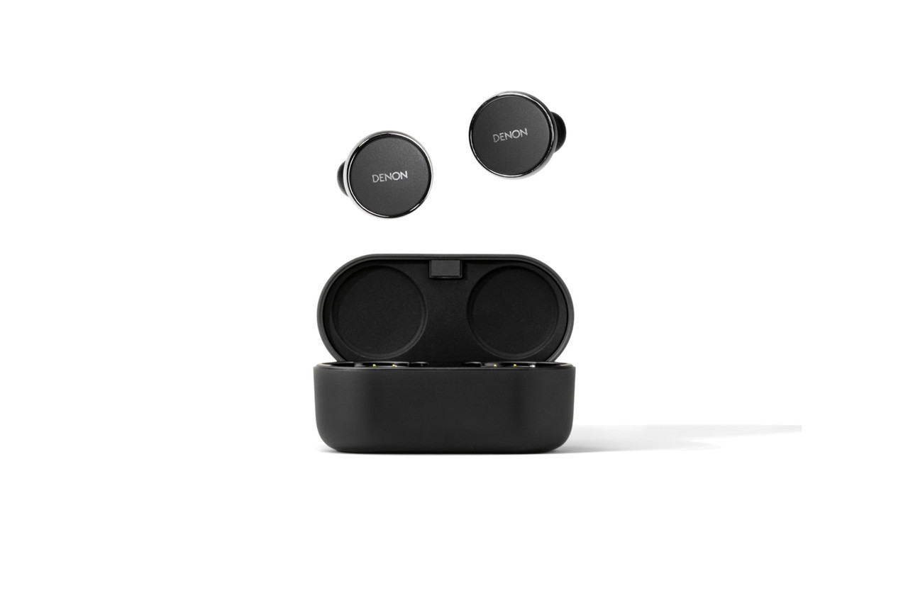 Denon PerL Pro (Black/Silver) | Premium True Wireless earbuds
