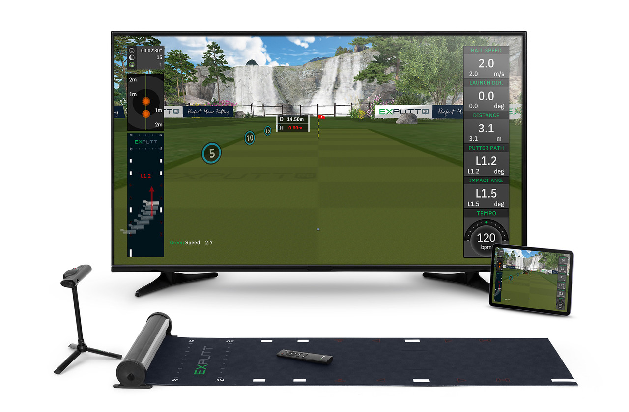 Exputt RG RG Golf Putting Simulator (Black) | Golf Putting