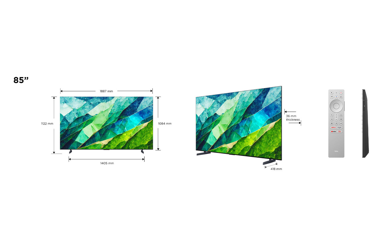 TCL C855K Mini-LED QLED 4K 85"