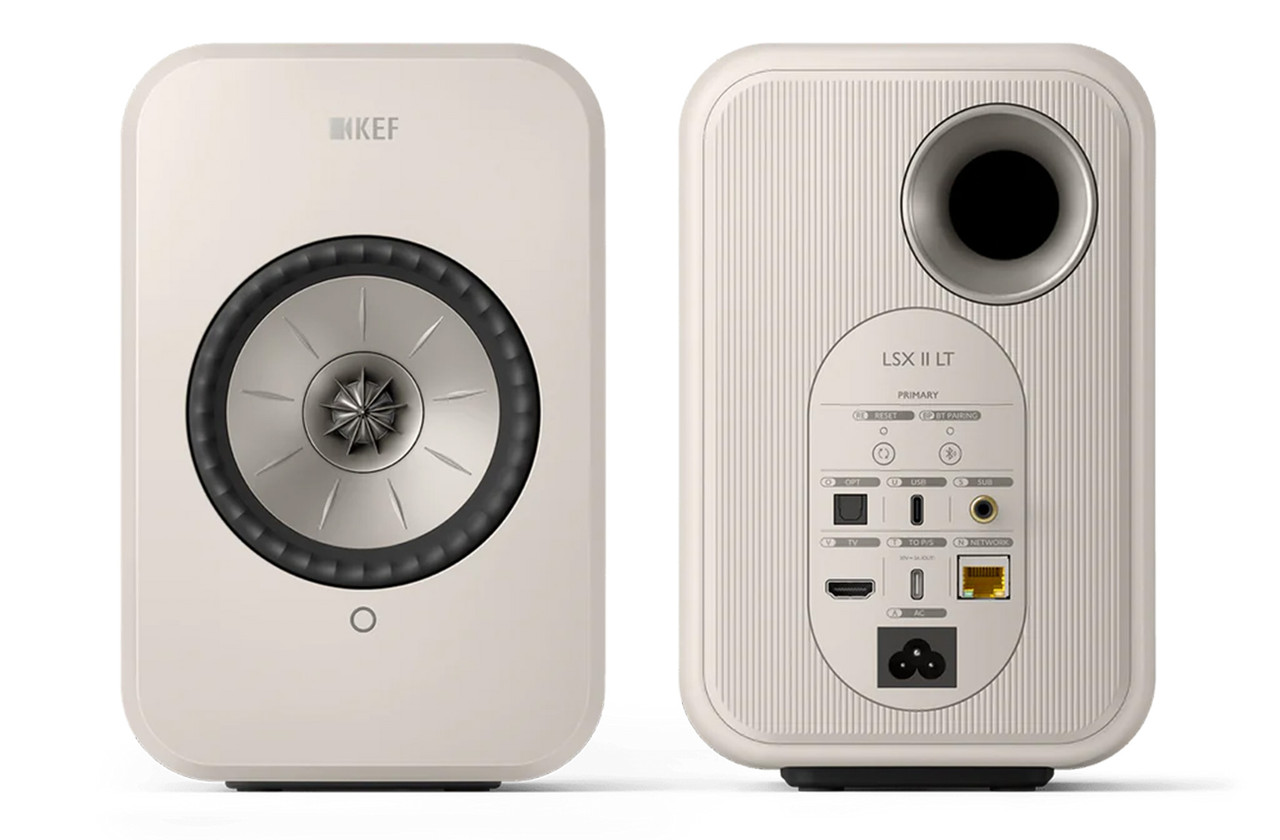 KEF LSX II LT (Stone White) | Wireless System Speakers Per Pair