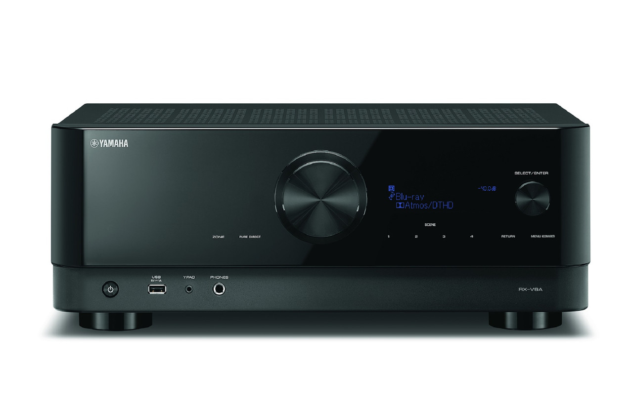 Yamaha RXV6A (Black) | Dolby Atmos and DTS:X AV Receiver | Richer