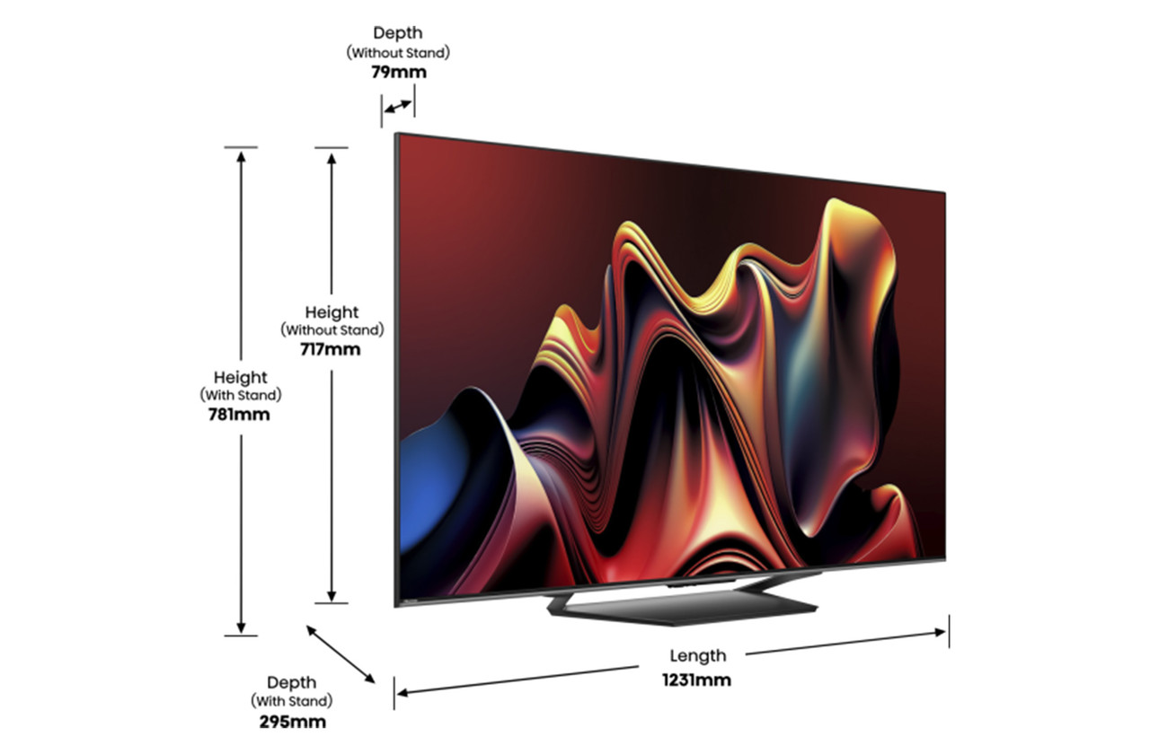 Hisense 55U7NQTUK 55 inch Mini-LED 4K Ultra HD HDR Smart TV